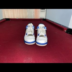 Jordan 4 Motorsport kids size 4.5 used but restored